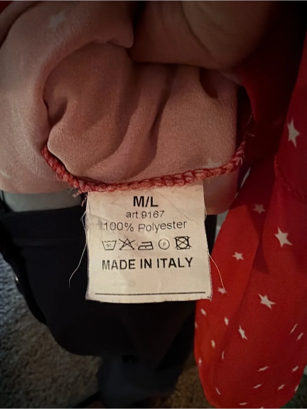Boohoo Red Star Ruffle-Back Blouse - Picture 5 of 5